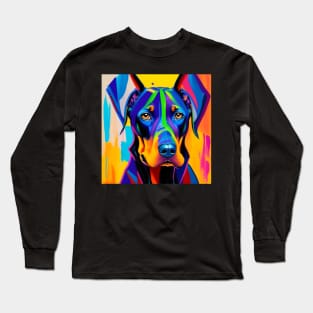 Natural Ear Doberman Collection Long Sleeve T-Shirt